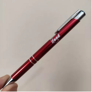 Caneta esferográfica | 50 unid. Metal Personalizado Logotipo gravada   
