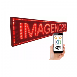 Painel de led 70x20cm  70x20cm    Uso interno | Wifi | Bivolt | Fácil instalação