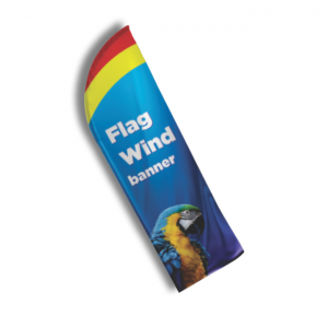 Tecido wind banner Tecido Oxfordine 250x70 4x4 Duas faces Corte reto 